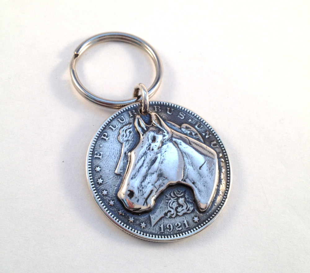 Horse Dollar Key Ring